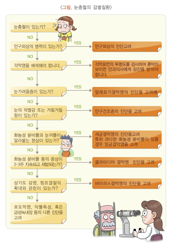 빨간 눈 충혈 감염의 결막염 원인 및 치료방법